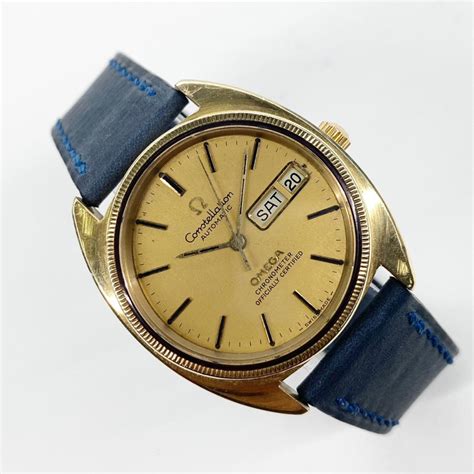 omega constellation c shape gold